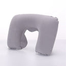 U-Shape Neck Travel Pillow Folding Neck Air Cushion Inflatable Travel Pillows Portable Comfortable