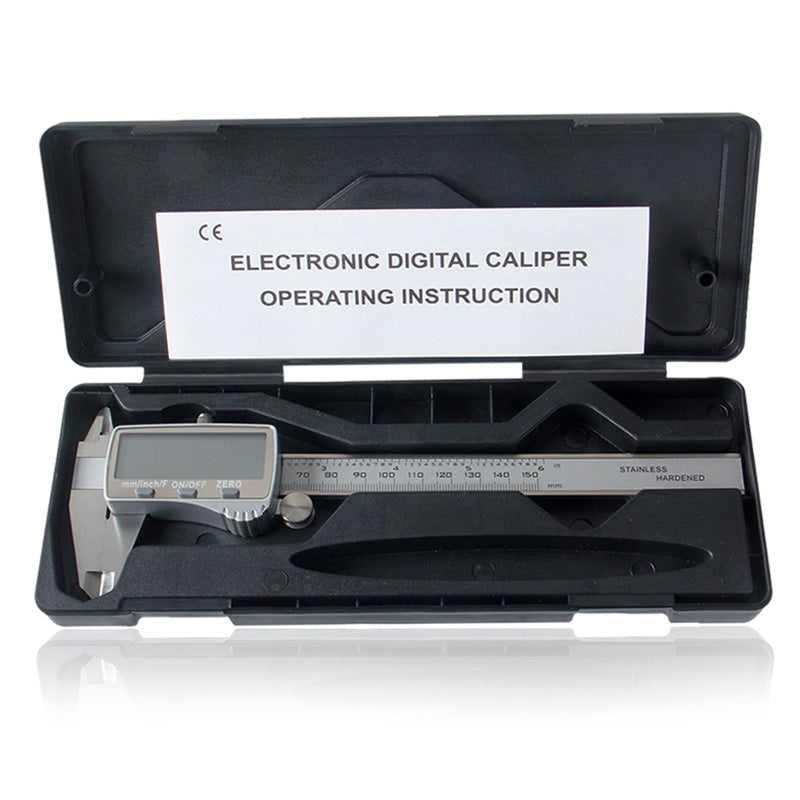 DANIU Digital Caliper 0-150mm Metric/Inch/Fraction Electronic Vernier Calipers Stainless Steel Micrometer