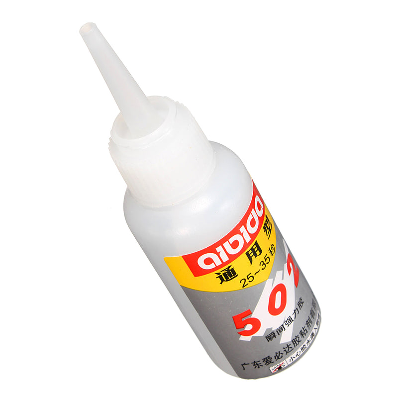 Super Glue 502 Instant Quick Drying Adhesive Fast Strong Bond for Leather Rubber Metal 15g