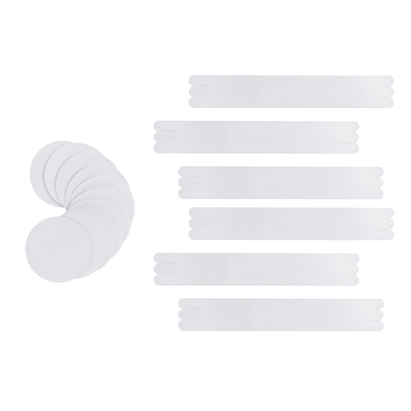 PEVA Anti Skid Non Slip Strip Stickers White Safety Tape Bathroom Shower Floor Decorations