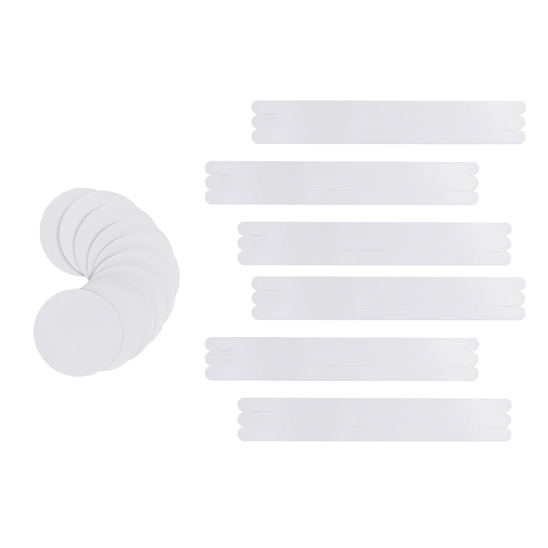 PEVA Anti Skid Non Slip Strip Stickers White Safety Tape Bathroom Shower Floor Decorations