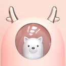 USB 300ml Bear Air Humidifier Mini Touch Induction Quiet Aroma Diffuser Colorful Light For Home Office Car