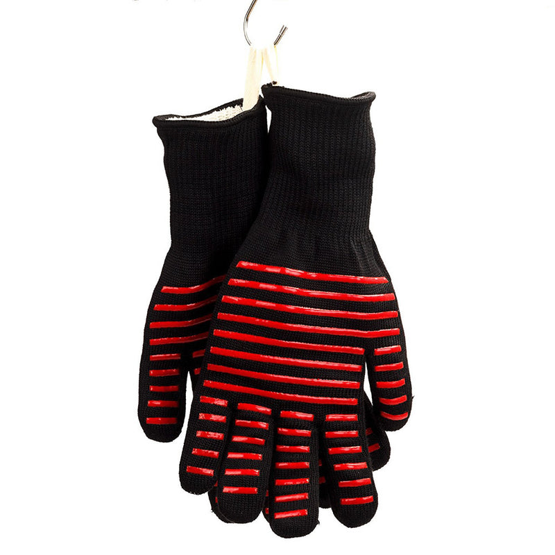 1pc Silicone and Cotton High Temperature Resistant Heat-resistant Useful Bacon Microwave Oven Glove