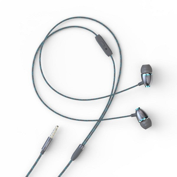 JOWAY HP26 In-ear 10mm Dynamic Wired Control Heavy Bass Braided Wire Headphone