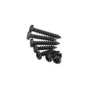 Suleve M3CP1 500Pcs M3 Phillips Screw Black Zinc-Plated Carbon Steel Pan Head Self Tapping Woodworking Screws Assortment Kit