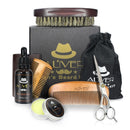 5Pcs Men's Beard Care Set Style Beard Comb Brush Oil Beard Washing Set