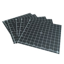220*220mm Black Square Scrub Surface Hot Bed Platform Sticker Sheet With 1:1 Coordinate