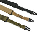 Multifunctional Tactical Belt Nylon Hanging Rope Elastic Adjustable Buckle Bungee Sling For Outdoor Camping Shooting