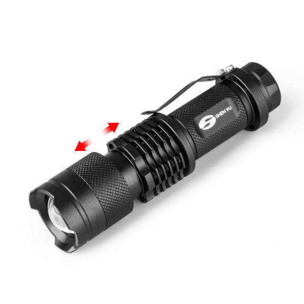 SHENYU SY1003 AA/14500 Flashlight UV 395nm LED Purple Violet Light Detecting Fluorescer Money Multifunction Lamp For Camping Hunting