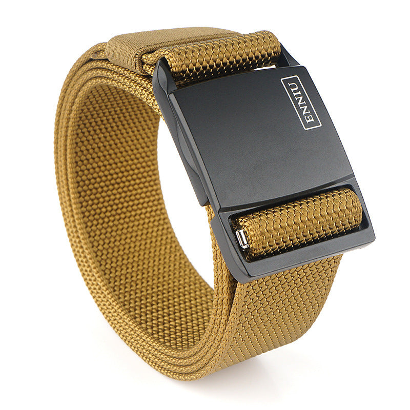 ENNIU 125cm 100D Nylon Magnetic Quick Release Buckle Heavy Duty Tactical Belt Men's Waist Belt