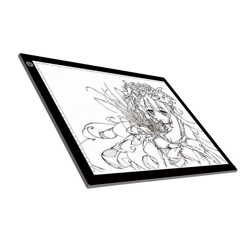 Elice A3 Portable USB LED Sketch Drawing Board Touch Dimmable Tracing Copy Board Table Light Pad with Three-gear LED Light