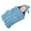 Winter Autumn Baby Sleeping Bag Kids Toddler Warm Sleeping Bag Wool Knit Thick Quilt