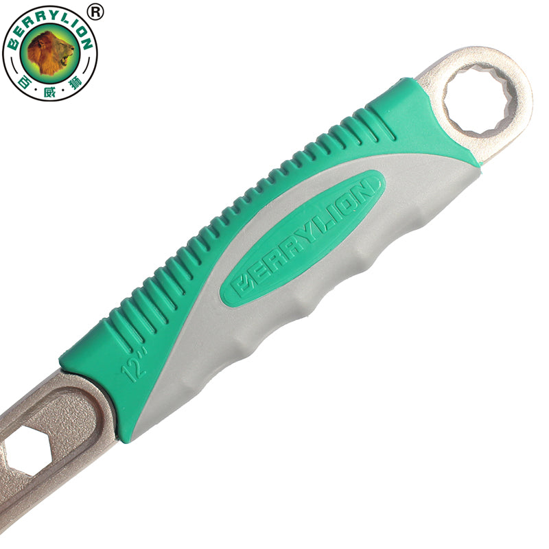 BERRYLION Adjustable Universal Wrench Spanner 6/8/10/12Inch Wrench Set