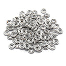 9.5mm 100 Sets 10 Colors Prong Ring Press Studs Snap Fasteners Clip Plier