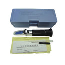 Portable Handheld Refractometer Freezing Point Specific Gravity Analyzer Instrument Antifreeze Fluids Refractometer Sugar Measuring Instrument Salinity Meter