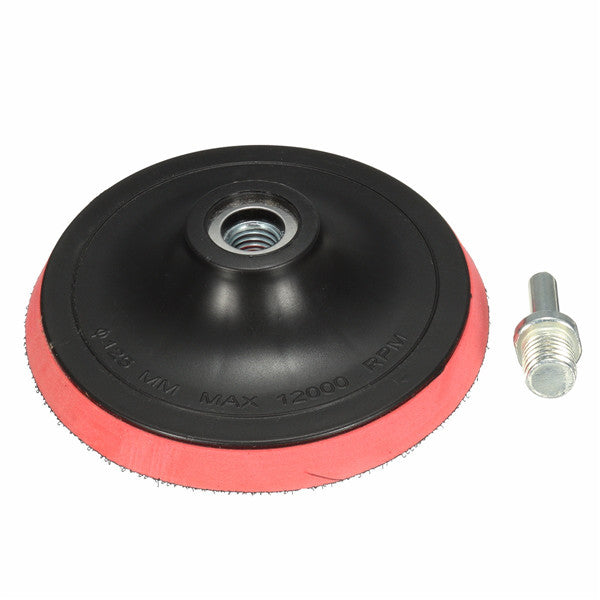 5 Inch 125mm Backing Pad M14 Drill Thread with 8mm Shank Polishing Tool