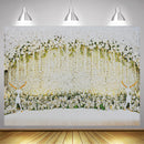 5x3FT 7x5FT Petals and Deer Wedding Photography Backdrop Background Studio Prop