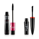 Black Silk Mascara Makeup Set Eyelashes Extension Lengthening Volume 3D Fiber Waterproof