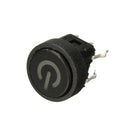 10Pcs Blue LED Power Symbol Momentary Latching Switch LED Light Push Button SPST