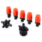 1/2" Five Outlets Spraying Nozzle Garden Balcony Greenhouse Misting Atomizing adjustable Sprinkler