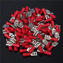 22-18AWG Insulating Female Spade Terminal Electrical Crimp Wire Connector Red