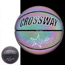 CROSSWAY Luminous Basketball PU Leather Wear-resistant Glowing No. 7 Basketball Team Sport Equipment