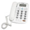 Big Button Corded Phone Landline Telephone Extension Fixed Phon Desktop Home Office Equipment White