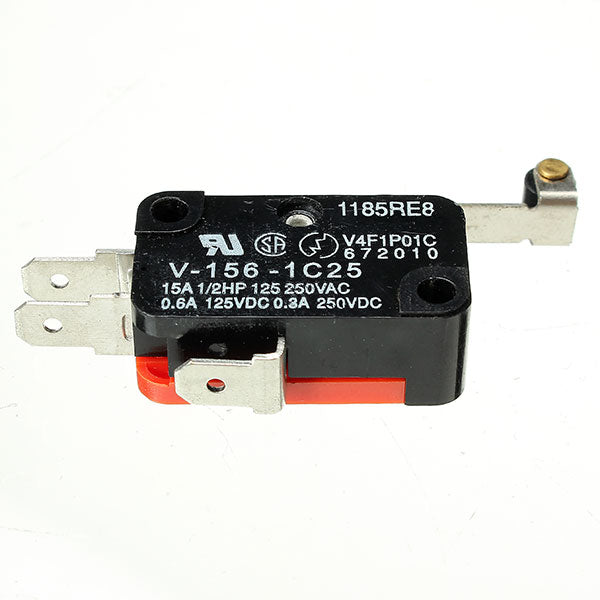 Wendao V-156-1C25  Micro Switch Long Hinge Roller Lever Stroke Limit Switches 10pcs