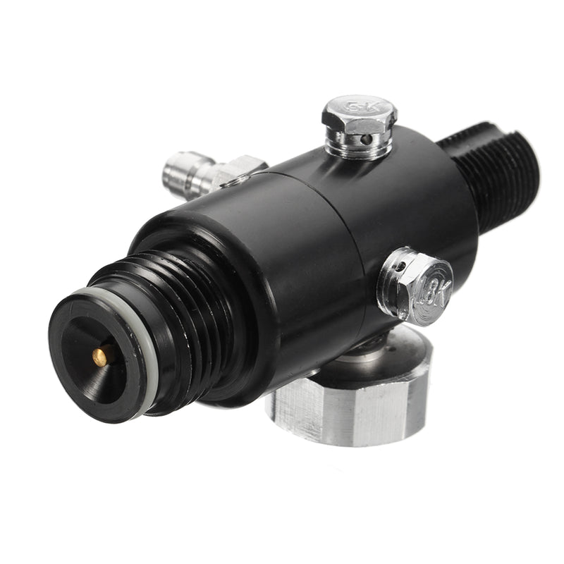 5/8 Inch 18UNF Thread Paint Valve Ball Regulator 3000psi HPA Air Tank Output 800psi