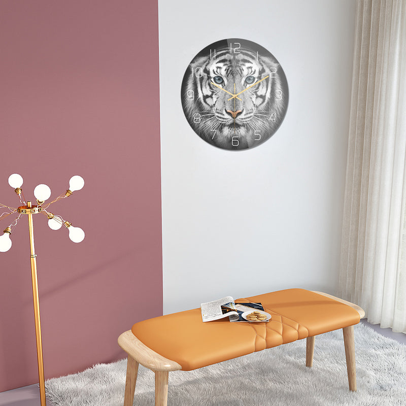 Loskii CC099 Creative Wall Clock Mute Wall Clock Quartz Wall Clock For Home Office Decorations