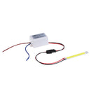 3W COB LED DIY Chip Board Panel Light 60x8mm with Power Supply Driver AC110-220V