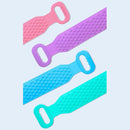 68cm Silicone Double-Sided Back Scrubber Comfortable Skin-Friendly Body Massage Manual Massager