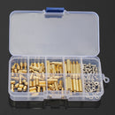 Suleve M3BH2 120Pcs M3 Male-Female Brass Hex Column Standoff Support Spacer Pillar For PCB Board