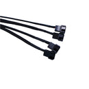 SATA to 3 Pin 4 Pin Fan Power Adapter SATA to 4 Way 24AWG Computer Extension Cable 27cm PVC Wire Cord SATA Power Cable