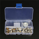 47pcs 15mm Metal Canvas Buckle Quick Snap Fastener Buttons Screws Kits