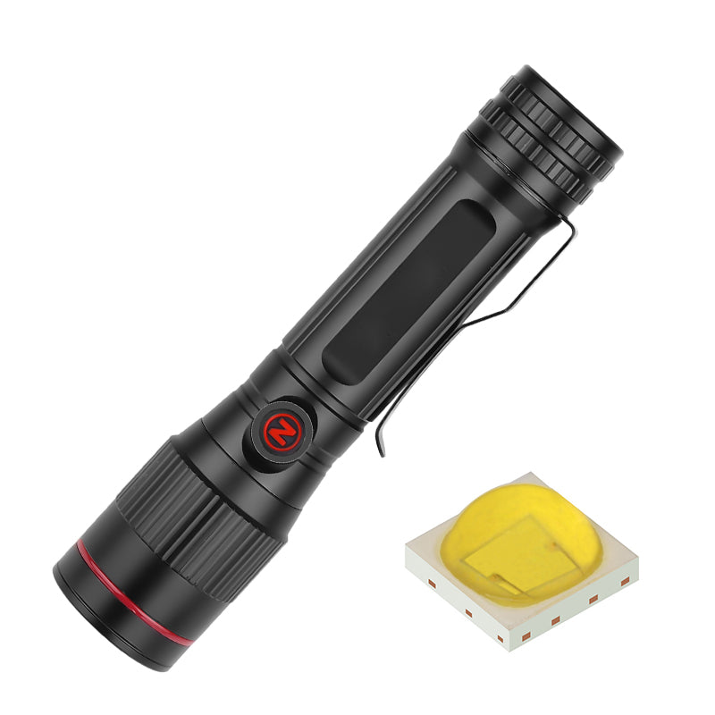 XANES 1945A P8 LED 600Lumens 3Modes USB Rechargeable Zoomable LED Flashlight Outdoor 18650 Flashlight LED Torch