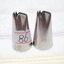 2Pcs Set Stainless Steel Russian Flower Icing Piping Nozzles Cake Decoration Tips Baking Tools