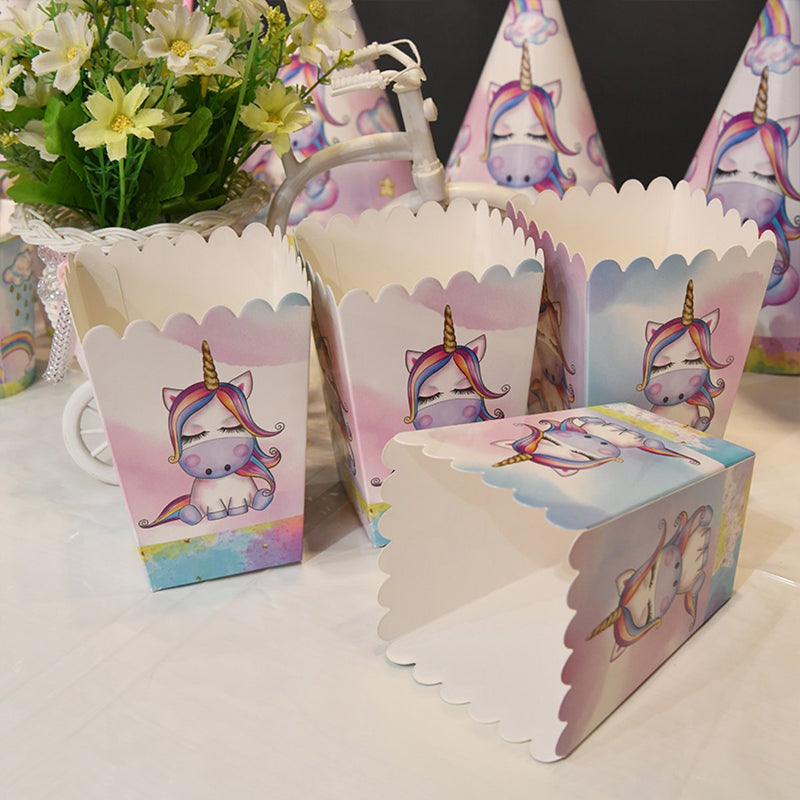 Cartoon Theme Party Tableware Supplies Kids Birthday Set Baby Shower Decorations