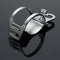 4pcs Chrome Motorcycle Front Rear Turn Signal Holder Fork Clamps Shock Bracket Cafe Racer