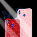 Bakeey Shell Glossy Soft Frame Hard Back Tempered Glass Protective Case for Huawei Honor 8X