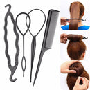 Professional Hair Braid Tool Twist Styling Clip Stick Bun Maker Comb DIY Accessories