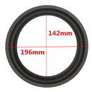 Black 8 inch Speaker Surround Decorative Circle Repair Foam for Bass Woofer Horn