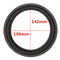 Black 8 inch Speaker Surround Decorative Circle Repair Foam for Bass Woofer Horn