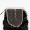 6A Loose Wavy Virgin Hair Lace Closure Brazilian Human Hair Closures 4x4 Free Middle Part