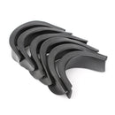 6Pcs/Set Black Rubber Pool Table Pocket Liners Protector Billiard Snooker Table Liners Decorations