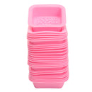 25Pcs/Set Handmade Silicone Soap Mold Square Flexible Baking Mold for Soap Making Cupcake DIY Homemade Craft