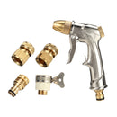 High Pressure G-un Brass Hose Pipe Nozzle Water G-un Sprayer Garden Washing