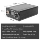 T12 LED Soldering Station 8S Quick Heating Electronic Welding Iron 200-450 100-240V with 9501 Handle