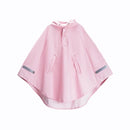 7th Children Cloak Raincoat Boy Girls Waterproof Poncho with 3M Reflection Strip  For Children Rain Coat