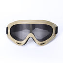 LN155 Hunting Shooting Airsoft Net Eyes Protective Tactical Glasses Bike Motorcycle Shock Resistance